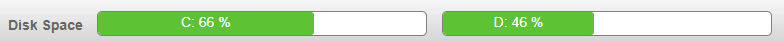 5. Disk Space remaining