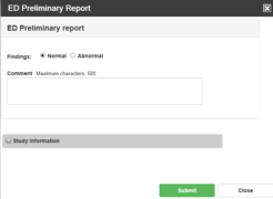 5. Preliminary Report