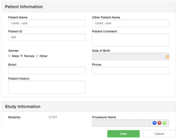 1. Edit Information