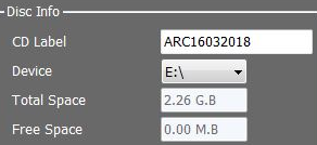 1. Disc Info