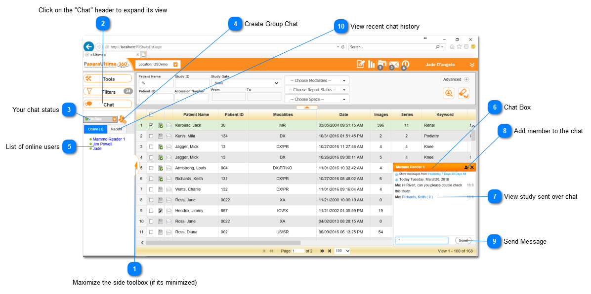 7.5.0. Live chat